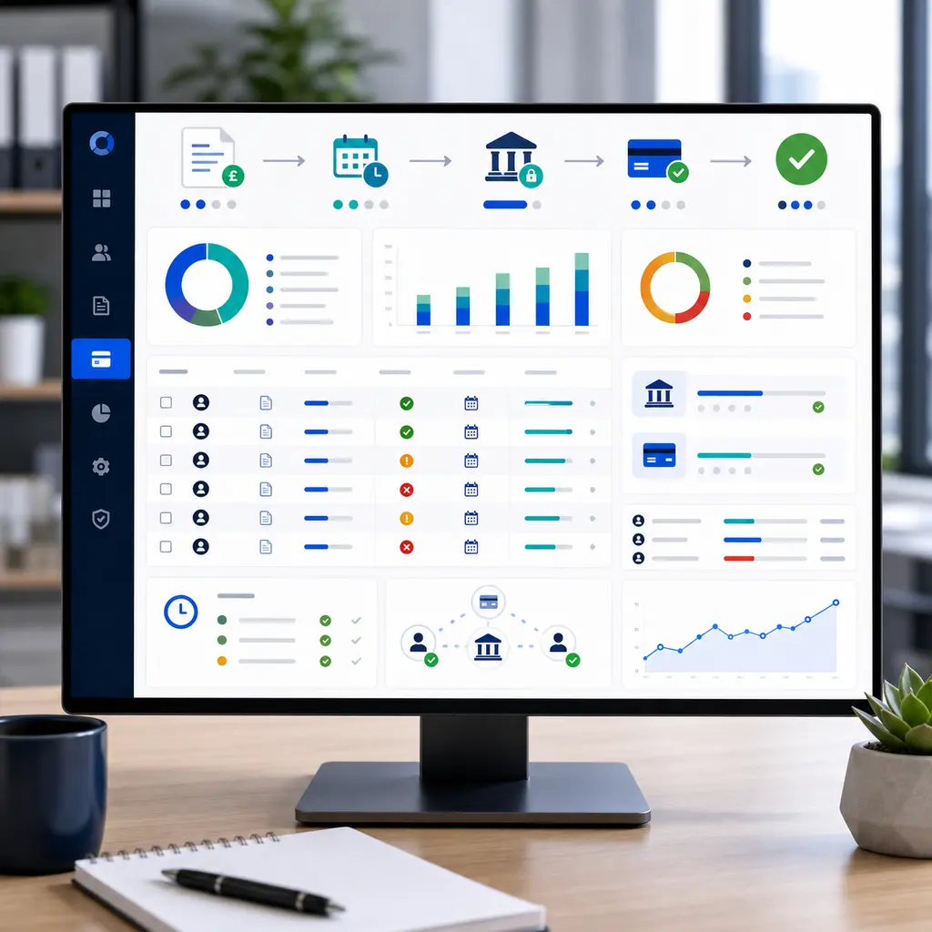 Automated payment collection in SAFE Billing Platform